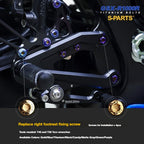 SPARTS TC4 Titanium Bolt Kit for SUZUKI GSX-R1000R – Motorcycle Titanium Bolt Upgrade