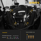 Titanium Alloy Bolts Compatible with BMW K1600B Motorcycle Upgrade Fasteners