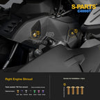 Titanium Alloy Bolts Compatible with BMW C400GT Motorcycle Upgrade Fasteners