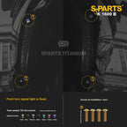 Titanium Alloy Bolts Compatible with BMW K1600B Motorcycle Upgrade Fasteners