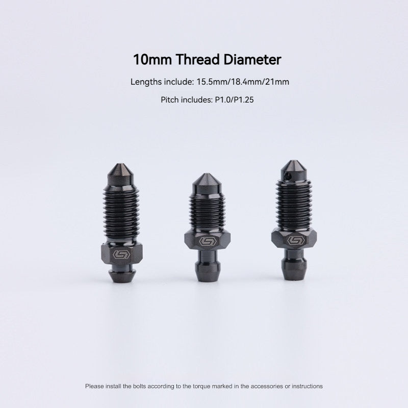 SPARTS Titanium Brake Bleeder Screws M6 / M8 / M10 – For Frando & Brembo Motorcycle Calipers