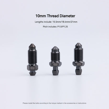 SPARTS Titanium Brake Bleeder Screws M6 / M8 / M10 – For Frando & Brembo Motorcycle Calipers