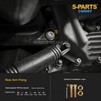 Titanium Alloy Bolts Compatible with BMW C400GT Motorcycle Upgrade Fasteners