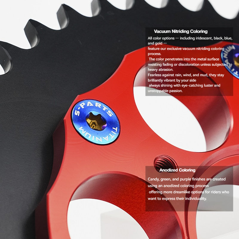 SPARTS CNC RACING Titanium Rear Sprocket Bolt & Nut Kit for Ducati