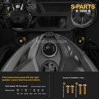 Titanium Alloy Bolts Compatible with BMW K1600B Motorcycle Upgrade Fasteners