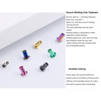 SPARTS Titanium Ignition Lock Nut Cover for DUCATI -Strength Motorcycle Upgrade