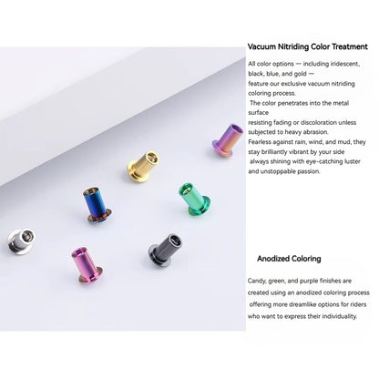 SPARTS Titanium Ignition Lock Nut Cover for DUCATI -Strength Motorcycle Upgrade