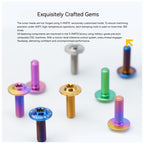 SPARTS A3 Series Titanium Bolt – Button Head M5 D12 – 650°C Forged – S-Grade TC4 Motorcycle Titanium Bolt Upgrade