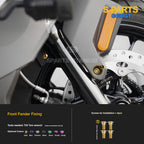 Titanium Alloy Bolts Compatible with BMW C400GT Motorcycle Upgrade Fasteners