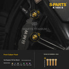 Titanium Alloy Bolts Compatible with BMW K1600B Motorcycle Upgrade Fasteners