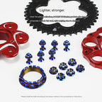 SPARTS CNC RACING Titanium Rear Sprocket Bolt & Nut Kit for Ducati