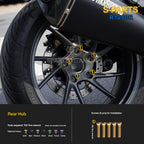 SPARTS Titanium Bolt Kit for BMW R1200R – Motorcycle Fastener Upgrade