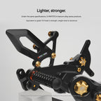 SPARTS Titanium Bolts for CFMOTO 450SR MOTO TRON Raised Footpegs – TC4 Lightweight High-Strength Upgrade