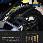 SPARTS Titanium Bolt Kit for BMW R1200R – Motorcycle Fastener Upgrade