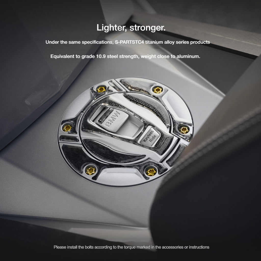 Titanium Alloy Bolts Compatible with BMW C400GT Motorcycle Upgrade Fasteners