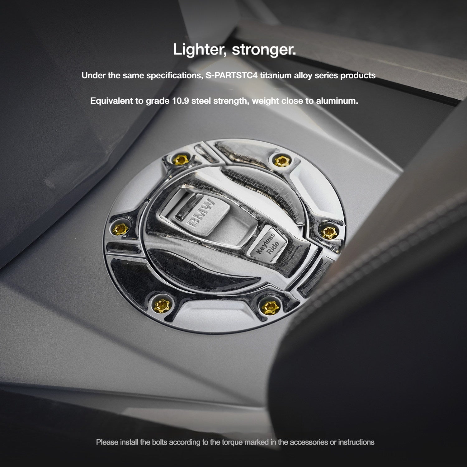 Titanium Alloy Bolts Compatible with BMW C400GT Motorcycle Upgrade Fasteners