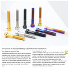 SPARTS M10 D19 P1.25 Titanium Security Bolt – Brake Caliper Locking Screw for Motorcycle