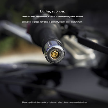 Titanium Alloy Bolts Compatible with BMW K1600B Motorcycle Upgrade Fasteners