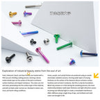 SPARTS A3 Series M6 Titanium Button Head Bolt D15 Grade TC4 | Motorcycle & E-Bike Upgrade Screw