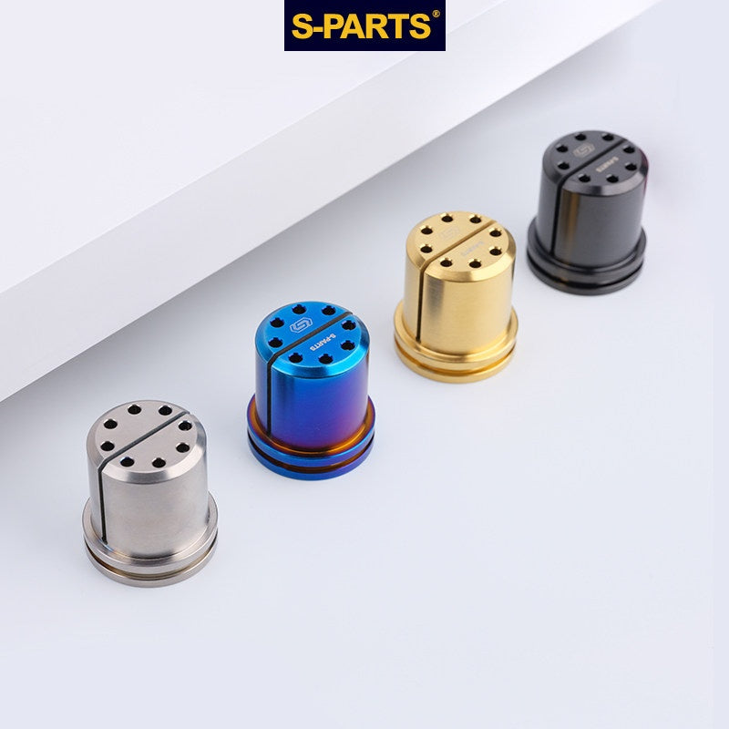 SPARTS Ducati Upper Triple Clamp Cylinder Nuts Titanium Bolts L50 & L63