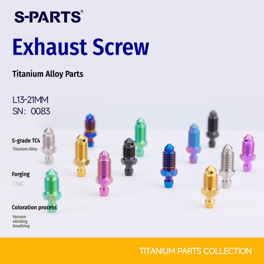 SPARTS Titanium Brake Bleeder Screws M6 / M8 / M10 – For Frando & Brembo Motorcycle Calipers