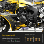 SPARTS Motorcycle Titanium Bolt Upgrade – S-Grade TC4 Bolt Kit for Kawasaki ZX-6R