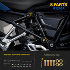 SPARTS Titanium Bolt Kit for BMW R1200R – Motorcycle Fastener Upgrade