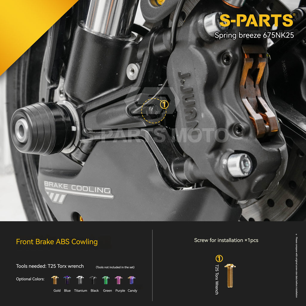 SPARTS Titanium Bolt Kit for CF Moto 675NK 2025 Motorcycle Upgrade