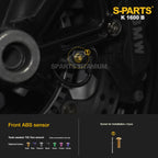 Titanium Alloy Bolts Compatible with BMW K1600B Motorcycle Upgrade Fasteners