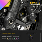 SPARTS Motorcycle Titanium Bolt Upgrade – S-Grade TC4 Bolt Kit for Kawasaki ZX-6R
