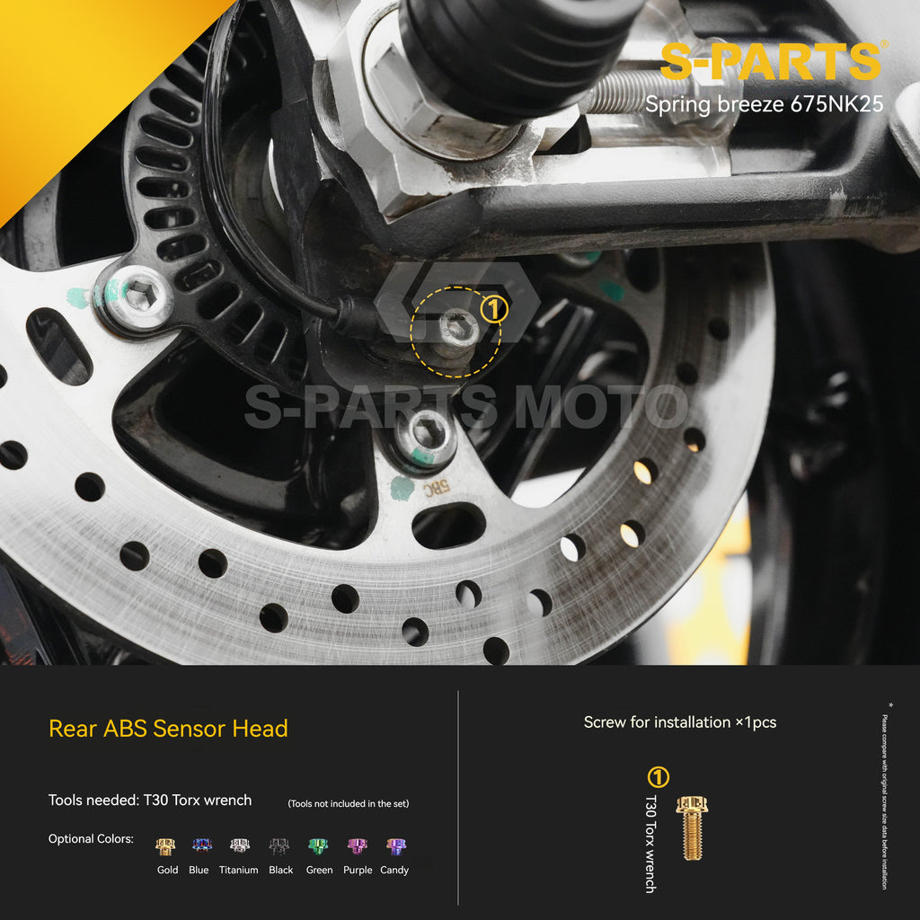 SPARTS Titanium Bolt Kit for CF Moto 675NK 2025 Motorcycle Upgrade