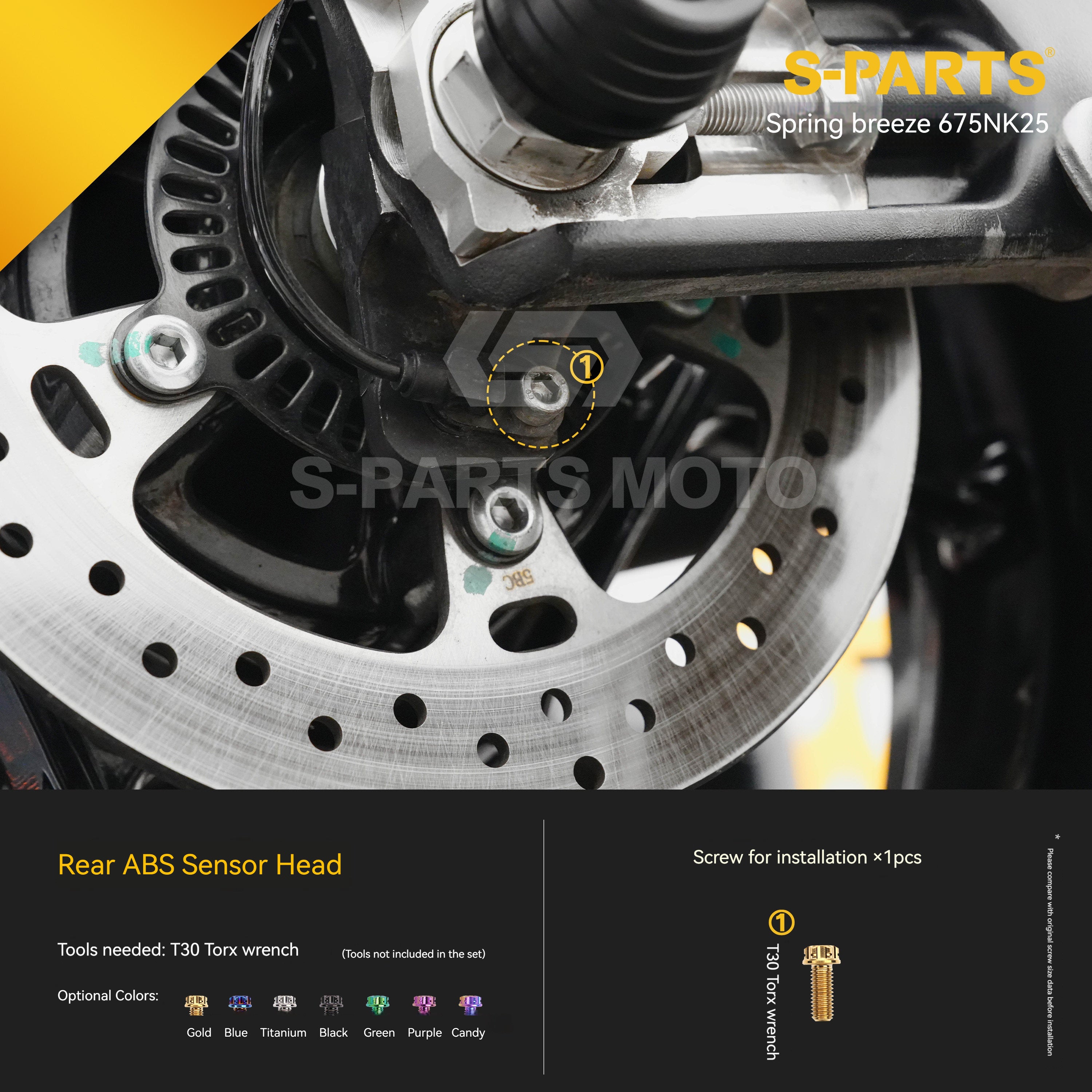 SPARTS Titanium Bolt Kit for CF Moto 675NK 2025 Motorcycle Upgrade