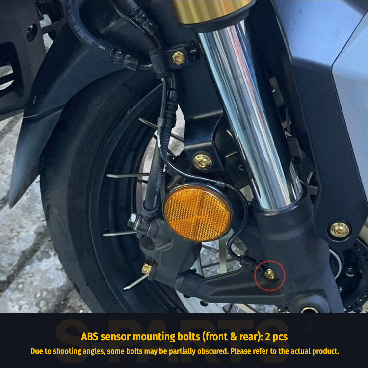 S-PARTS A3 Titanium Bolts – Compatible with Honda X-ADV 750 Full Bike Upgrade