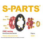SPARTS CNC RACING Titanium Rear Sprocket Bolt & Nut Kit for Ducati