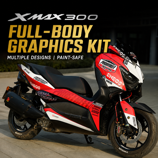 Yamaha XMAX 300 2018–2022 Full-Body Graphics Kit Motorcycle Decals & Fairing Stickers