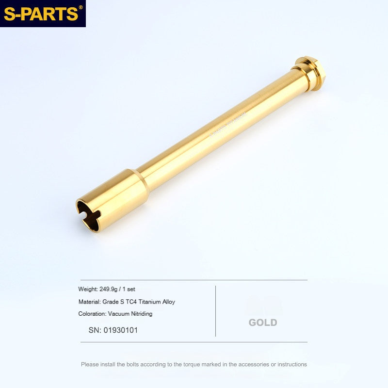 SPARTS Titanium Front Axle Kit for Ducati V4 / V4S / Streetfighter | TC4 Grade