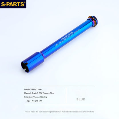 SPARTS Titanium Front Axle Kit for Ducati V4 / V4S / Streetfighter | TC4 Grade