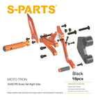 SPARTS TC4 Titanium Bolts for MOTO TRON Footpeg Riser | KTM Duke 790 Motorcycle Upgrade