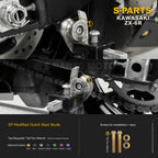 SPARTS Motorcycle Titanium Bolt Upgrade – S-Grade TC4 Bolt Kit for Kawasaki ZX-6R