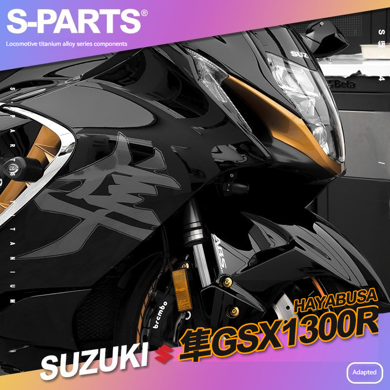 SPARTS Motorcycle Titanium Bolt Upgrade Kit for Suzuki GSX1300R Hayabusa