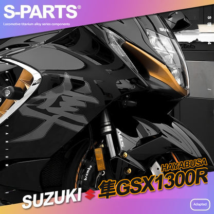 SPARTS Motorcycle Titanium Bolt Upgrade Kit for Suzuki GSX1300R Hayabusa