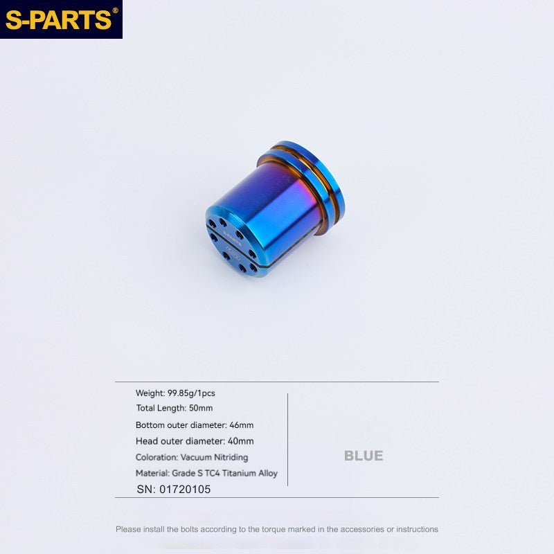 SPARTS Ducati Upper Triple Clamp Cylinder Nuts Titanium Bolts L50 & L63