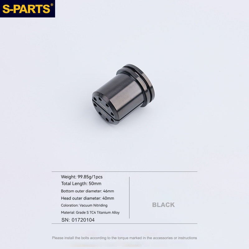 SPARTS Ducati Upper Triple Clamp Cylinder Nuts Titanium Bolts L50 & L63