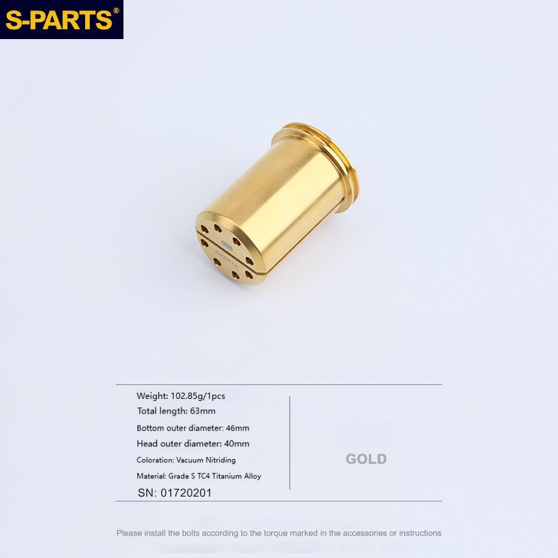 SPARTS Ducati Upper Triple Clamp Cylinder Nuts Titanium Bolts L50 & L63