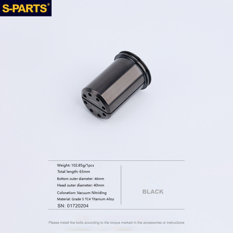 SPARTS Ducati Upper Triple Clamp Cylinder Nuts Titanium Bolts L50 & L63