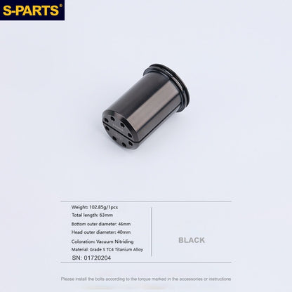 SPARTS Ducati Upper Triple Clamp Cylinder Nuts Titanium Bolts L50 & L63