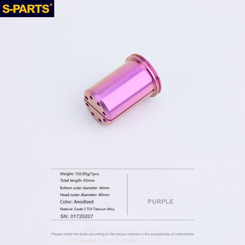 SPARTS Ducati Upper Triple Clamp Cylinder Nuts Titanium Bolts L50 & L63