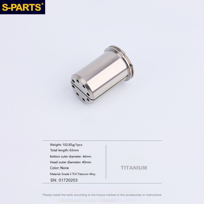 SPARTS Ducati Upper Triple Clamp Cylinder Nuts Titanium Bolts L50 & L63