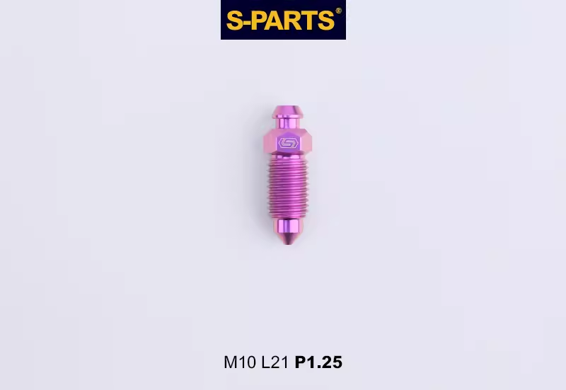 SPARTS Titanium Brake Bleeder Screws M6 / M8 / M10 – For Frando & Brembo Motorcycle Calipers
