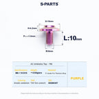 SPARTS A3 Series M6 Titanium Button Head Bolt D15 Grade TC4 | Motorcycle & E-Bike Upgrade Screw